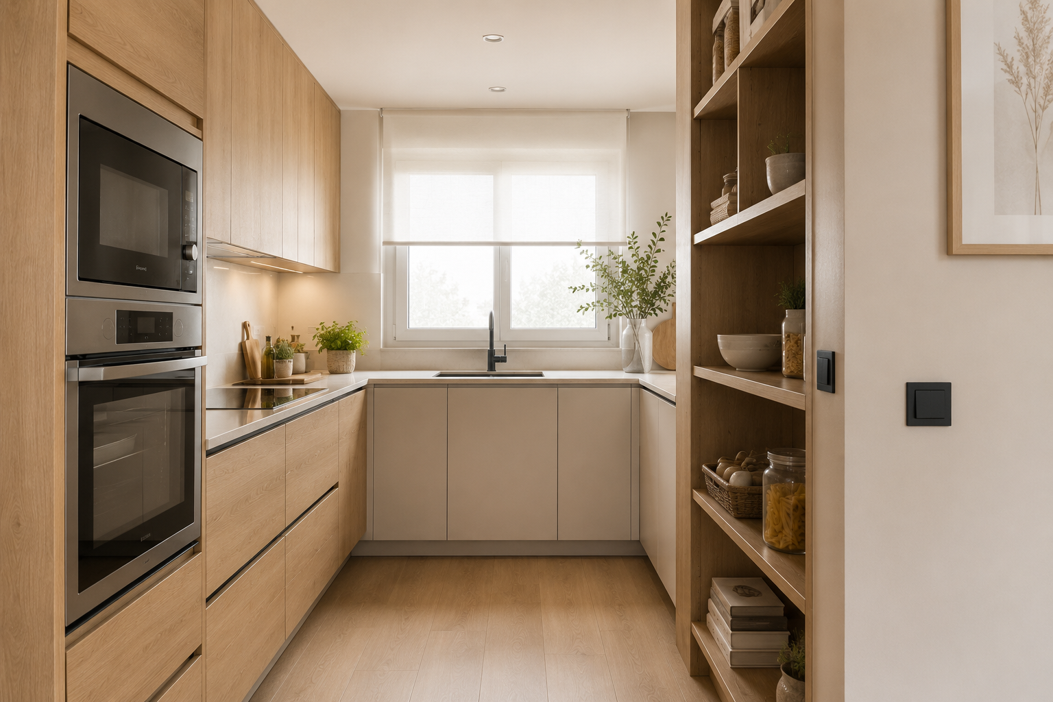 Cocina a medida de diseño moderno